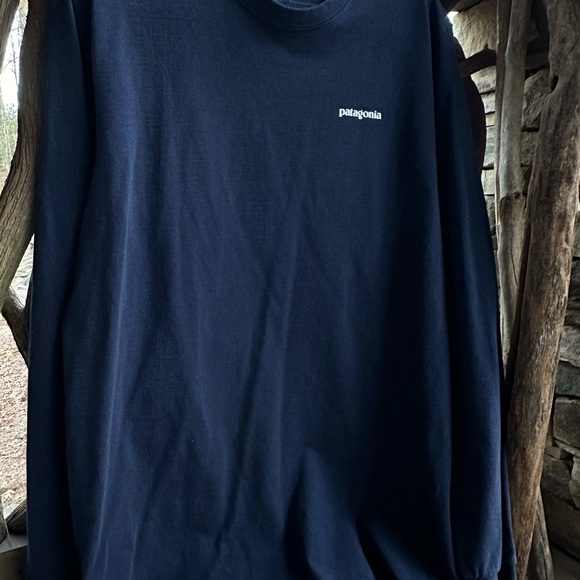 Patagonia Navy Long Sleeve Tee - Picture 2 of 3